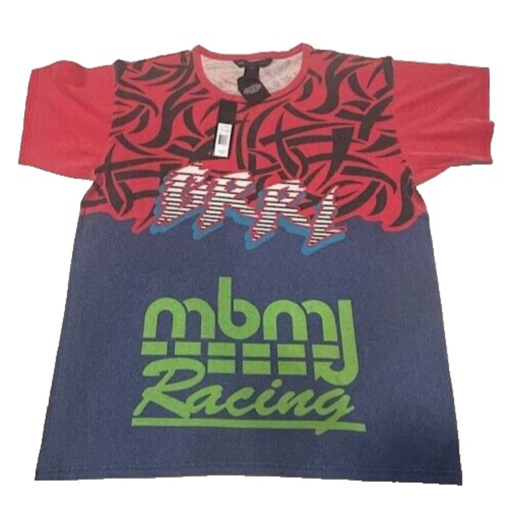 Marc by Marc Jacobs MBMJ Racing T-Shirt Allover Print NWT -‎ Size L MSRP $128